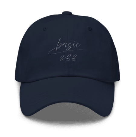 @basic.z33 Customizable Relaxed Cap (Limited)
