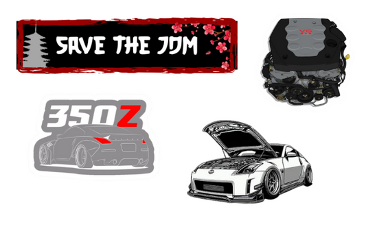 Save the JDM - 350z Edition Sticker Pack (Limited)